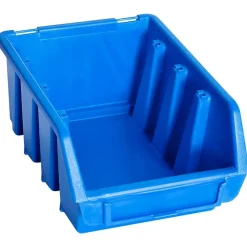 vidaXL Accesorios De Bricolaje-Contenedores de almacenaje apilables 20 unidades plástico azul