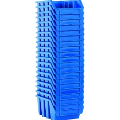 vidaXL Accesorios De Bricolaje-Contenedores de almacenaje apilables 20 unidades plástico azul