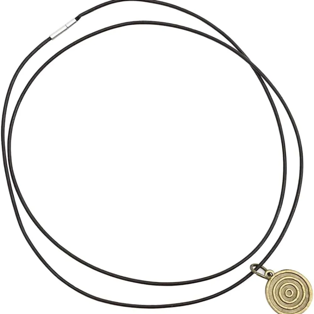vidaXL Cordón de cuero Marrón Oscuro Ø1 mm x 5 m Cuero Marrón oscuro Discount
