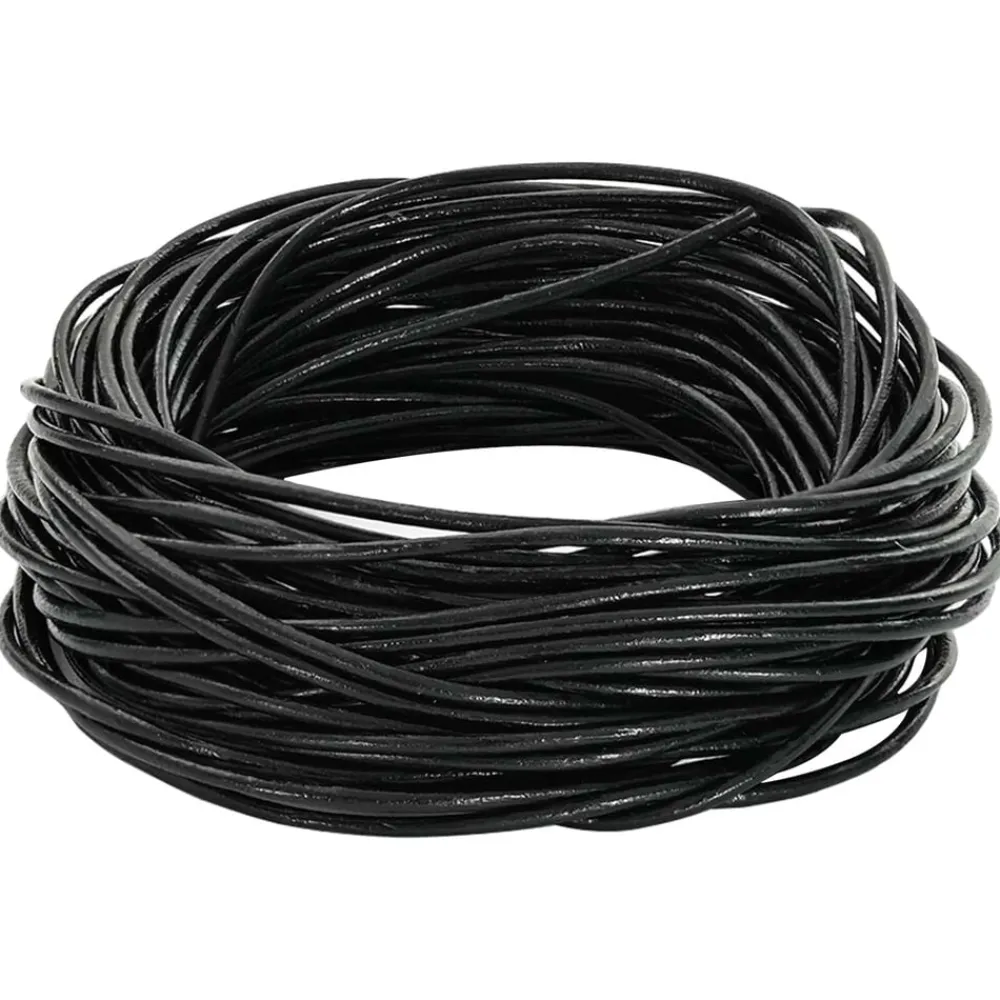 vidaXL Arte Y Ocio-Cordón de cuero Ø1 mm x 5 m Cuero