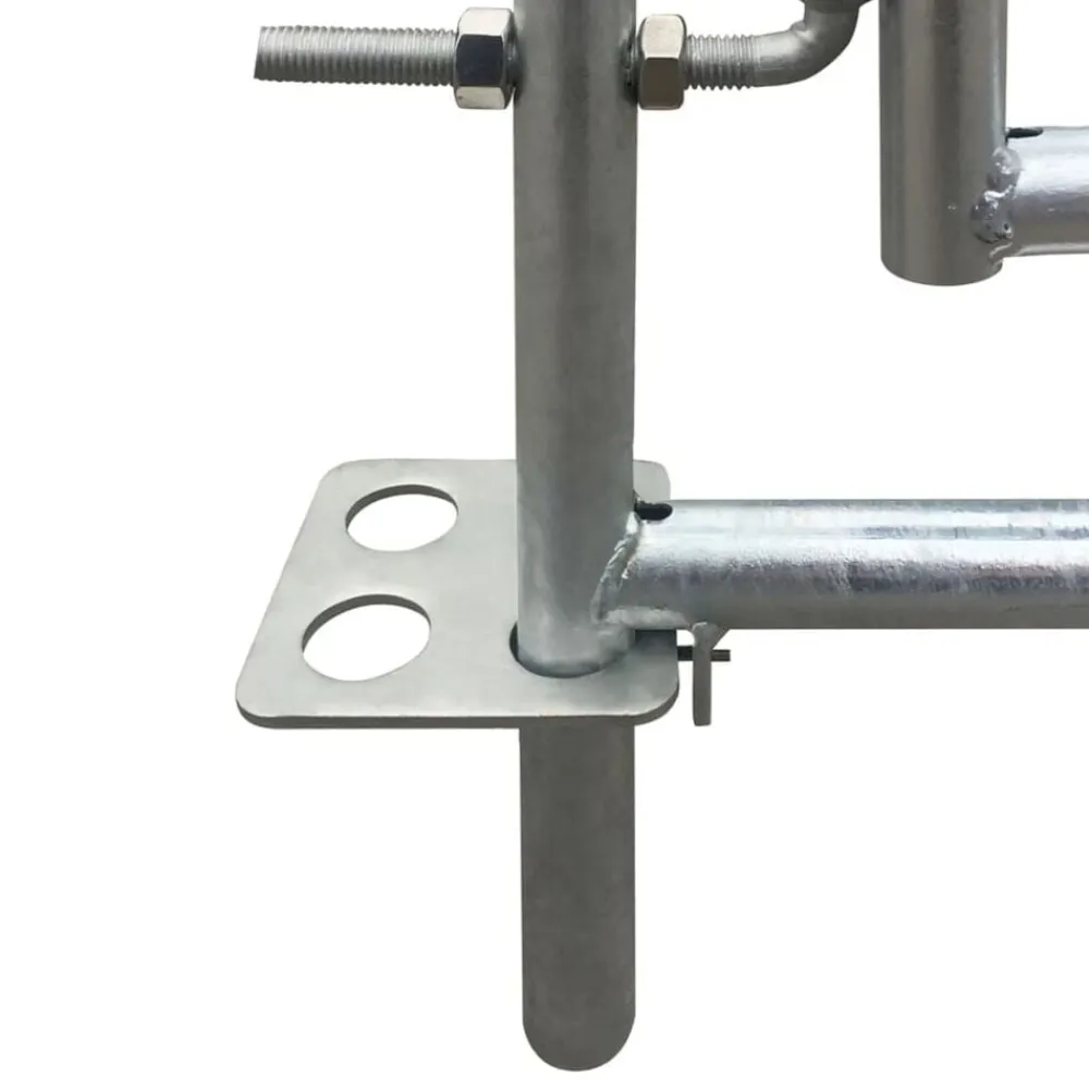 vidaXL Corral para ovejas de 4 paneles acero galvanizado 183x183x92 cm Sale