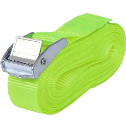 vidaXL Accesorios De Bricolaje-Correas 10 unidades verde fluorescente 0,25 T 5 mx 25 mm