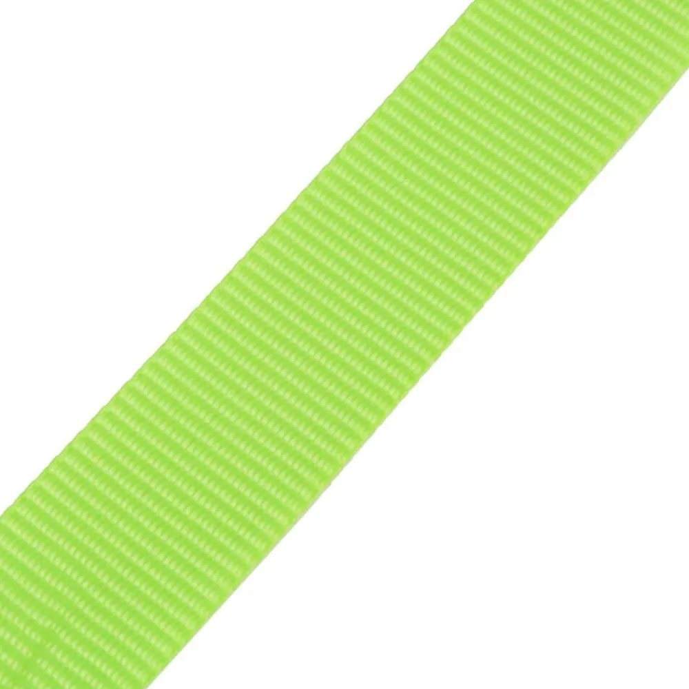 vidaXL Accesorios De Bricolaje-Correas 10 unidades verde fluorescente 0,25 T 5 mx 25 mm