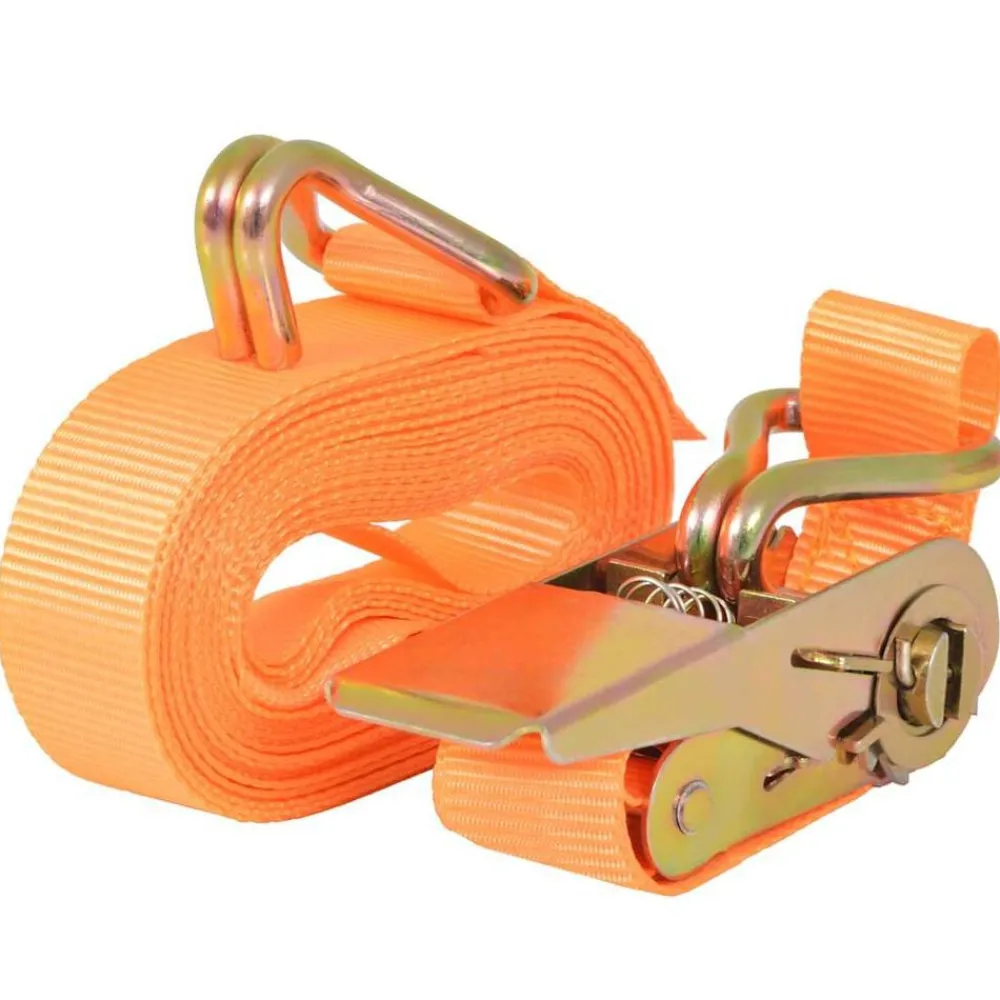 vidaXL Accesorios De Bricolaje-Correas de sujeción de trinquete 4 uds 0,4 T 6mx25mm