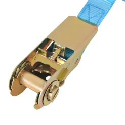 vidaXL Correas de sujeción de trinquete 4 uds 0,8 Ton 6mx25mm Azul