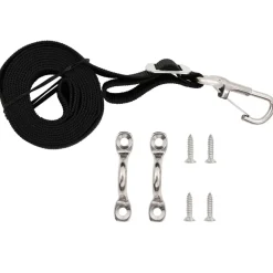 vidaXL Correas para toldo bimini 2 unidades tela y acero inoxidable Online