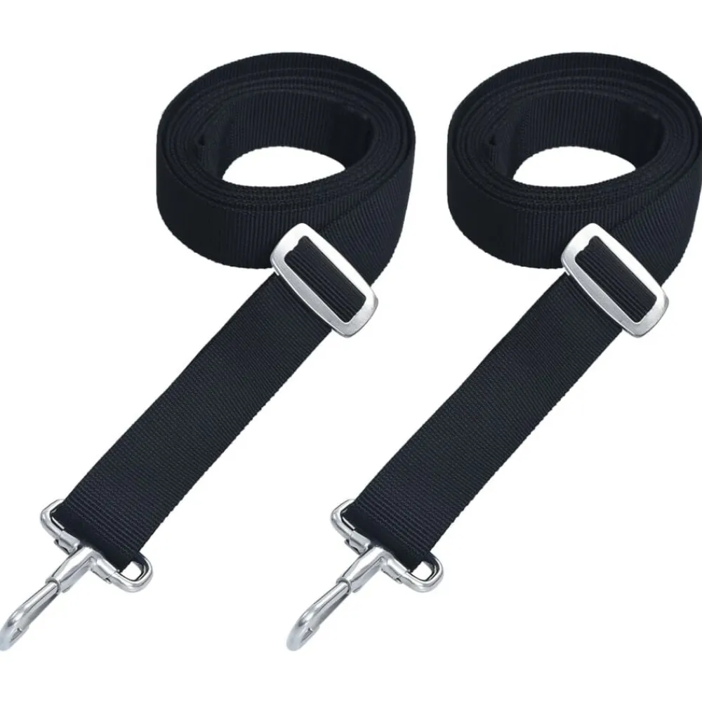 vidaXL Correas para toldo bimini 2 unidades tela y acero inoxidable Online