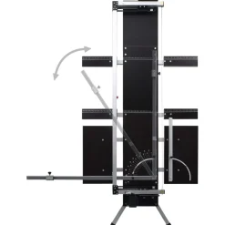 vidaXL Herramientas-Cortador de espuma con patas de aluminio 200 W