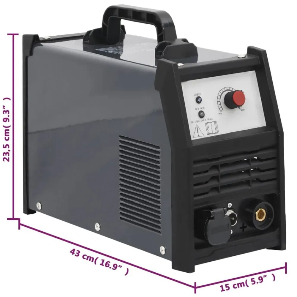 vidaXL Herramientas-Cortadora de plasma 40 A