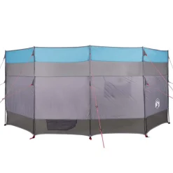 vidaXL Cortaviento de camping impermeable 366x152x152 cm Azul Discount