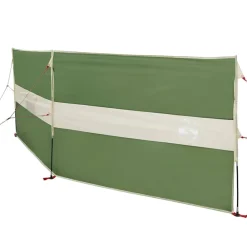 vidaXL Cortaviento de camping impermeable 344x120 cm Verde Hot