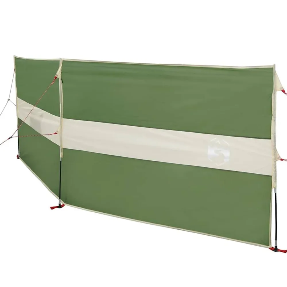 vidaXL Cortaviento de camping impermeable 344x120 cm Verde Hot