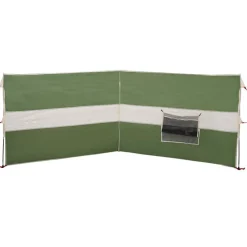 vidaXL Cortaviento de camping impermeable 344x120 cm Verde Hot