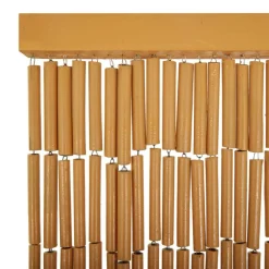 vidaXL Cortina de bambú para puerta contra insectos 90x200 cm Hot