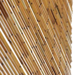 vidaXL Decoración-Cortina de bambú puerta contra insectos 56x185 cm