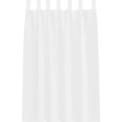vidaXL Cortina de Voilé con cortinas 2 pcs 175 x 140 cm Poliéster White Best