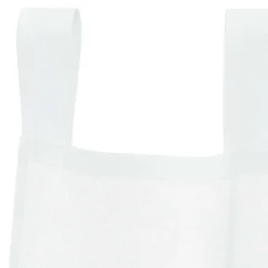 vidaXL Cortina de Voilé con cortinas 2 pcs 175 x 140 cm Poliéster White Best