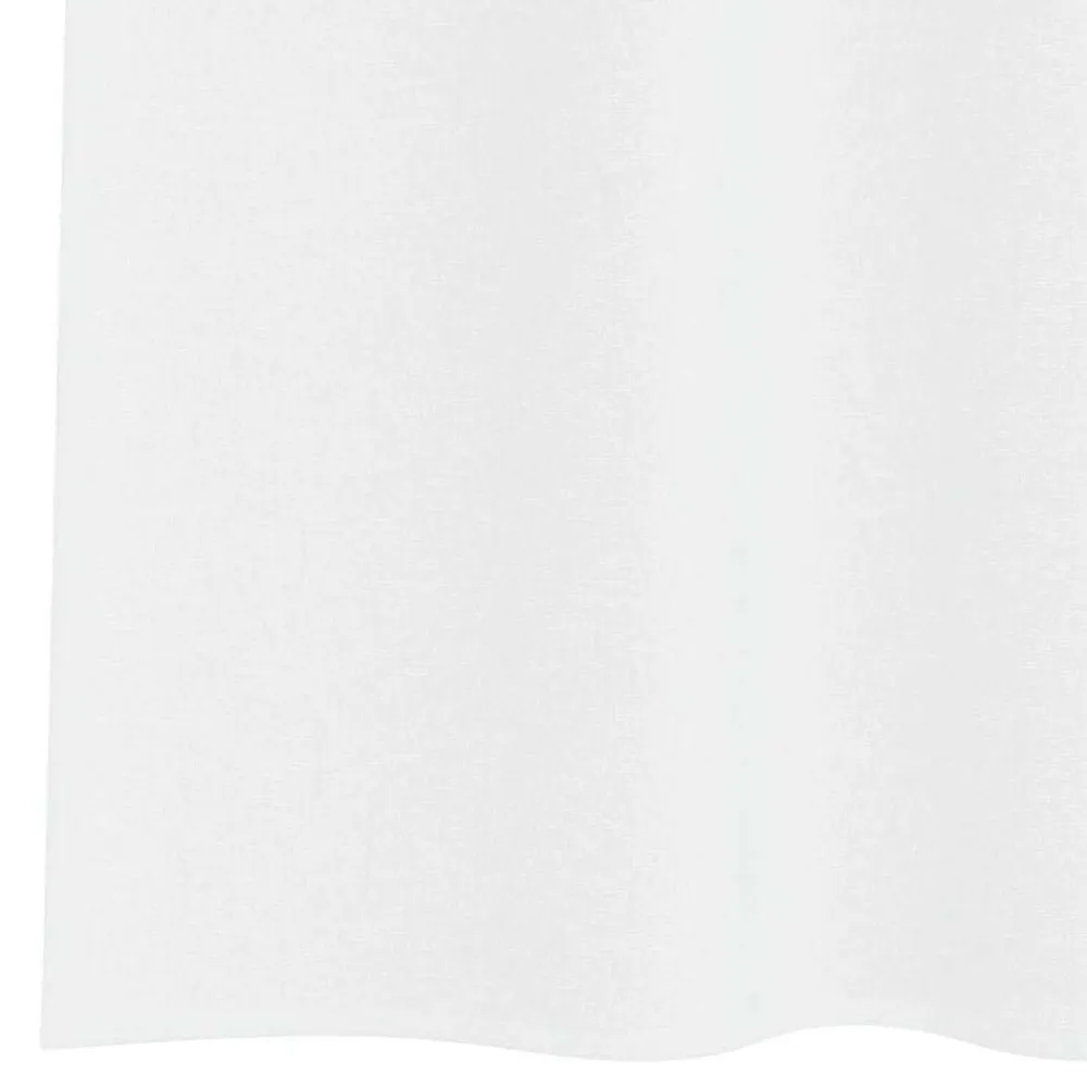 vidaXL Cortina de Voilé con cortinas 2 pcs 175 x 140 cm Poliéster White Best