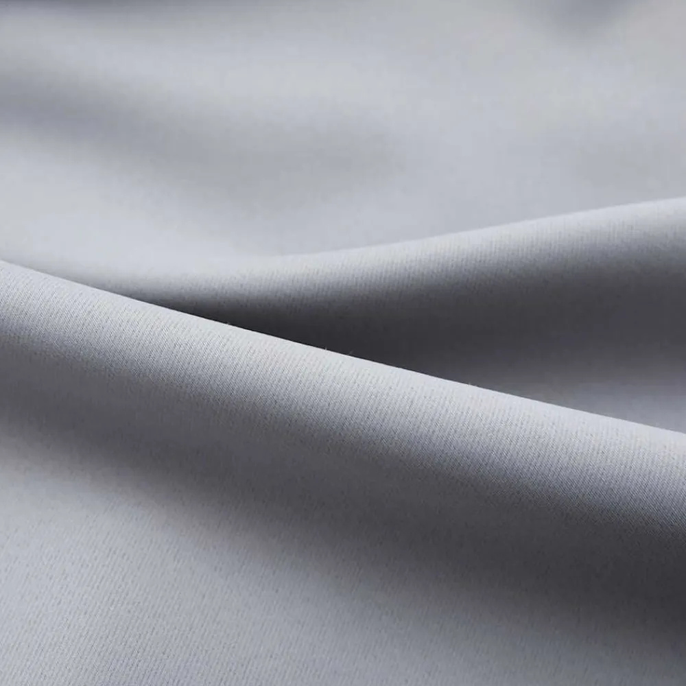 vidaXL Decoración-Cortina opaca con ganchos 290x245 cm