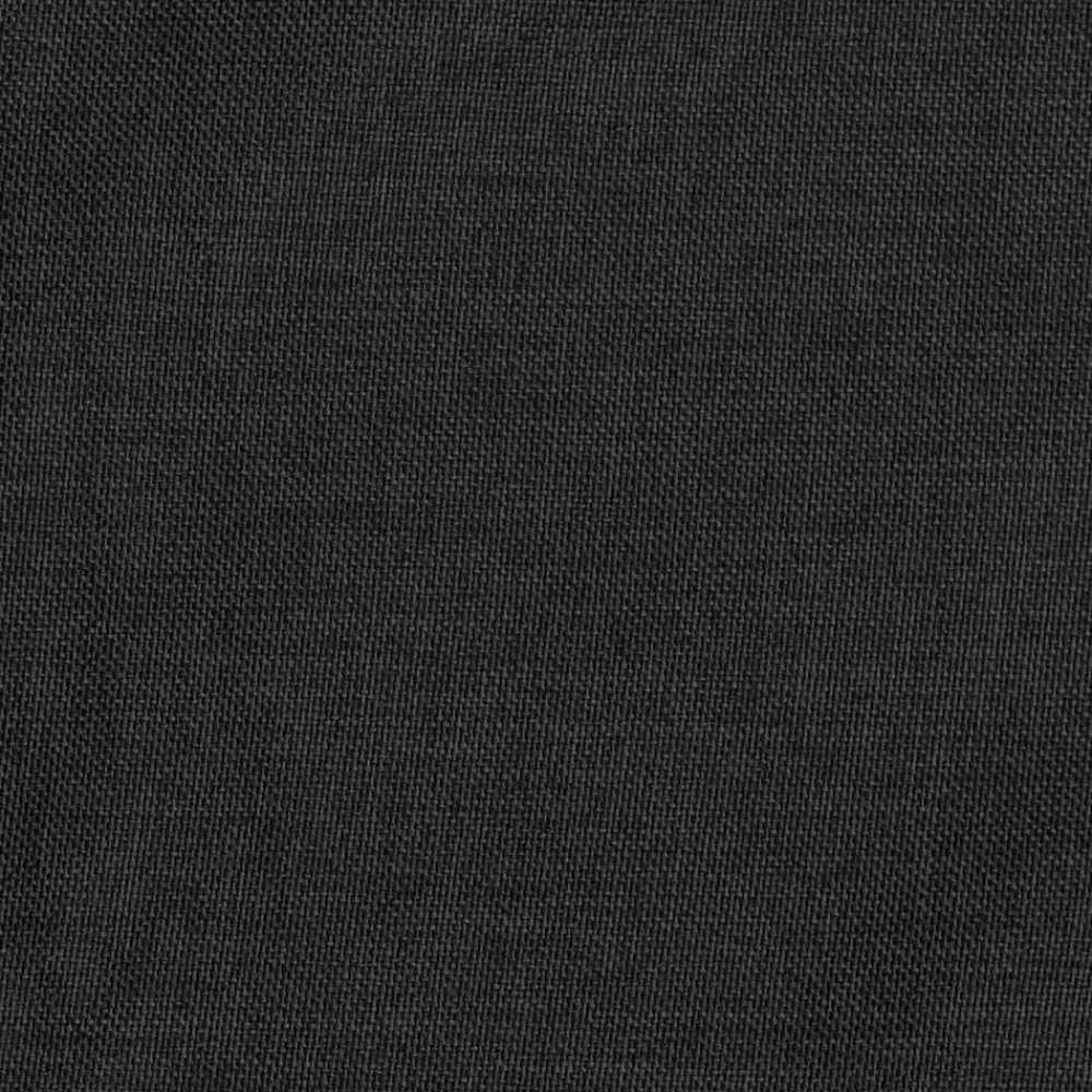 vidaXL Cortina opaca con ojales look lino 2 pzas 140x175 cm Antracita New