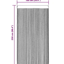 vidaXL Cortinas de flecos 2 piezas 100x250 cm Beige Sale