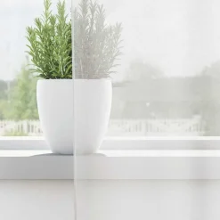 vidaXL Decoración-Cortinas de gasa con ojales 2 uds
