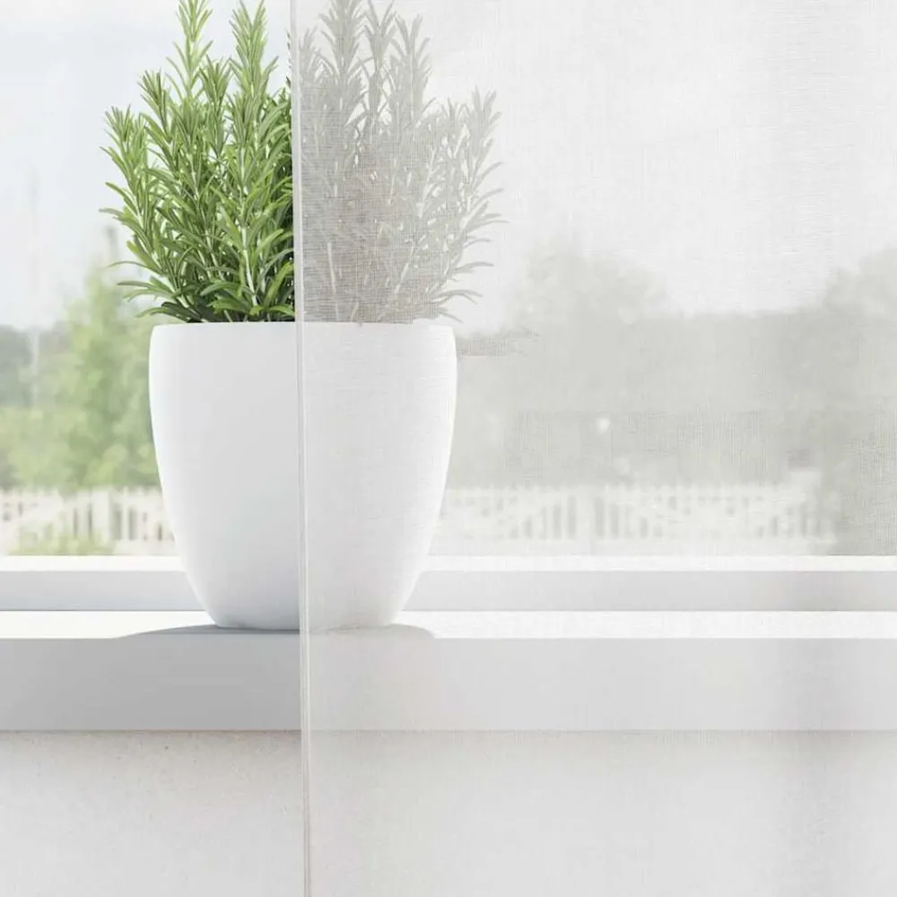 vidaXL Decoración-Cortinas de gasa con ojales 2 uds