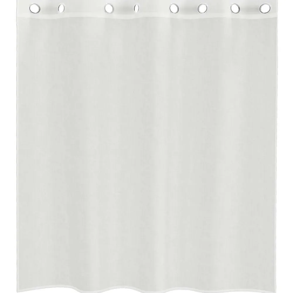 vidaXL Decoración-Cortinas de gasa con ojales 2 uds
