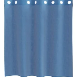 vidaXL Cortinas de gasa con ojales 2 uds Azul real Sale