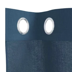 vidaXL Cortinas de gasa con ojales 2 uds Azul real Sale