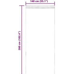 vidaXL Cortinas de gasa con trabillas 2 uds marrón claro 140x260 cm Marrón claro