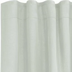 vidaXL Cortinas de gasa con trabillas 2 uds 140x175 cm Gris claro New