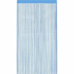 vidaXL Cortinas de tiras 2 uds 100x250 cm Azul claro Outlet