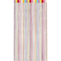 vidaXL Cortinas de tiras 2 uds 100x250 cm Multicolor Discount