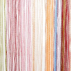 vidaXL Cortinas de tiras 2 uds 100x250 cm Multicolor Discount
