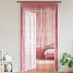 vidaXL Decoración-Cortinas de tiras 2 uds. color 100x250 cm
