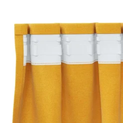 vidaXL Cortinas opacas 2 pcs 140 x 140 cm Terciopelo Amarillo mostaza Sale