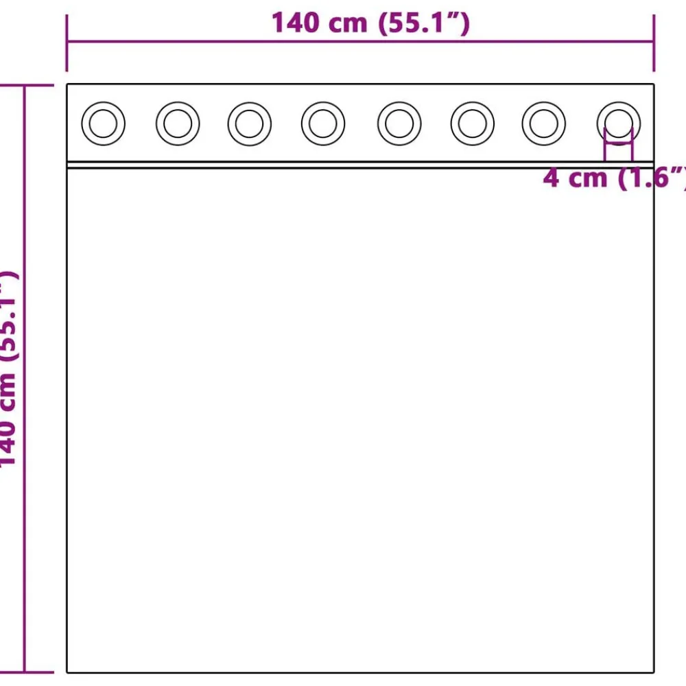 vidaXL Cortinas opacas 2 pcs Gris Claro 140 x 140 cm Terciopelo Gris claro super ligero Outlet