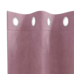 vidaXL Cortinas opacas 2 pcs 140 x 140 cm Terciopelo Rosa oscuro