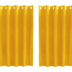vidaXL Decoración-Cortinas opacas 2 pcs 140 x 140 cm Terciopelo