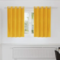 vidaXL Decoración-Cortinas opacas 2 pcs 140 x 140 cm Terciopelo
