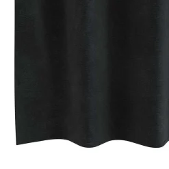 vidaXL Cortinas opacas 2 pcs 140 x 140 cm Terciopelo Negro Online