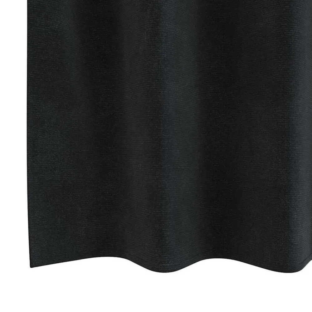 vidaXL Cortinas opacas 2 pcs 140 x 140 cm Terciopelo Negro Online