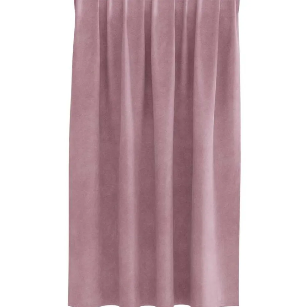 vidaXL Cortinas opacas 2 pcs 140 x 140 cm Terciopelo Rosa oscuro Online
