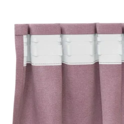 vidaXL Cortinas opacas 2 pcs 140 x 140 cm Terciopelo Rosa oscuro Online