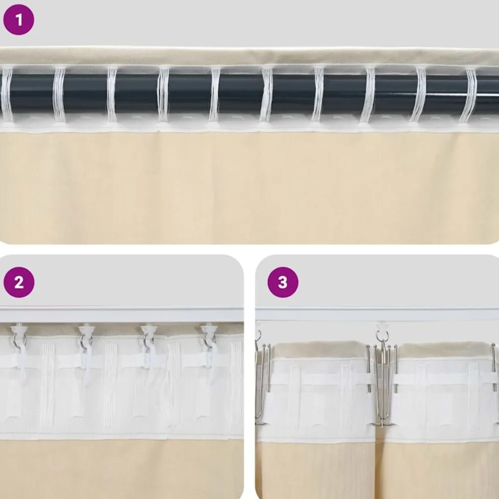 vidaXL Cortinas opacas 2 pcs 140 x 140 cm Terciopelo Rosa oscuro Online