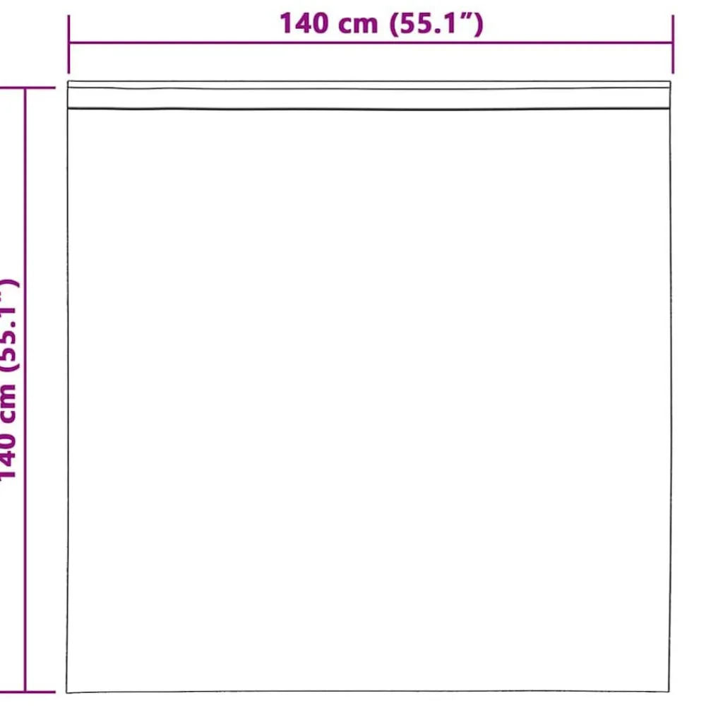 vidaXL Cortinas opacas 2 pcs 140 x 140 cm Terciopelo Rosa oscuro Online