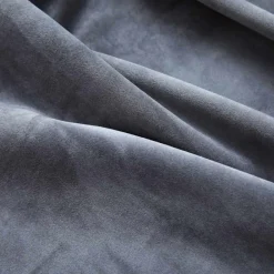 vidaXL Cortinas opacas anillas 2 uds terciopelo 140x175 cm Antracita Discount