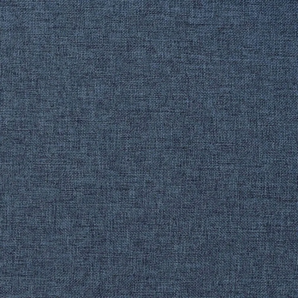 vidaXL Cortinas opacas con ojales look de lino 2 pzas 140x175 cm Azul New