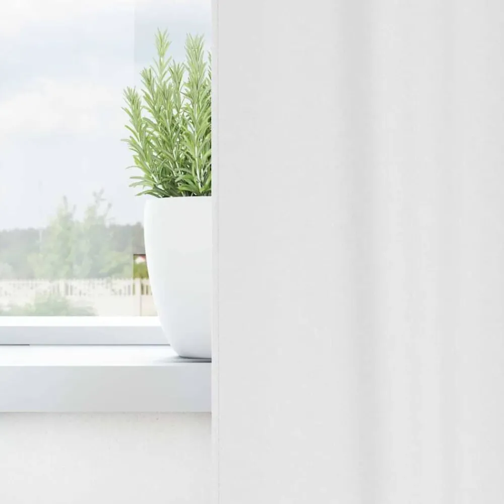 vidaXL Decoración-Cortinas Opacas con Anillas 2 pcs brillante 140 x 140 cm